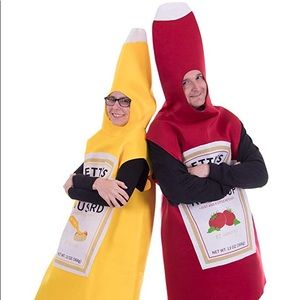 Ketchup & Mustard Halloween Couple’s Costume